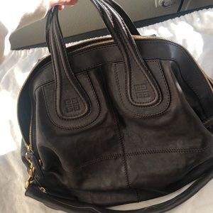 GIVENCHY NIGHTINGALE GRANDE BAG IN CHOCOLATE BROWN